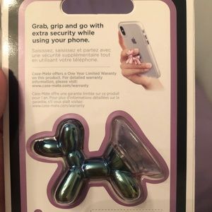 Grip and stand for phone